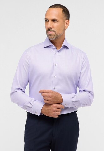 ETERNA Regular fit Zakelijk overhemd in Lila: voorkant