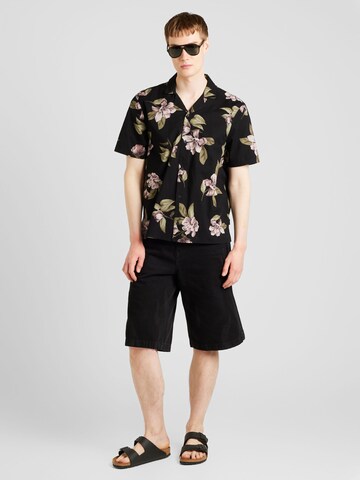 Fit confort Chemise HOLLISTER en noir