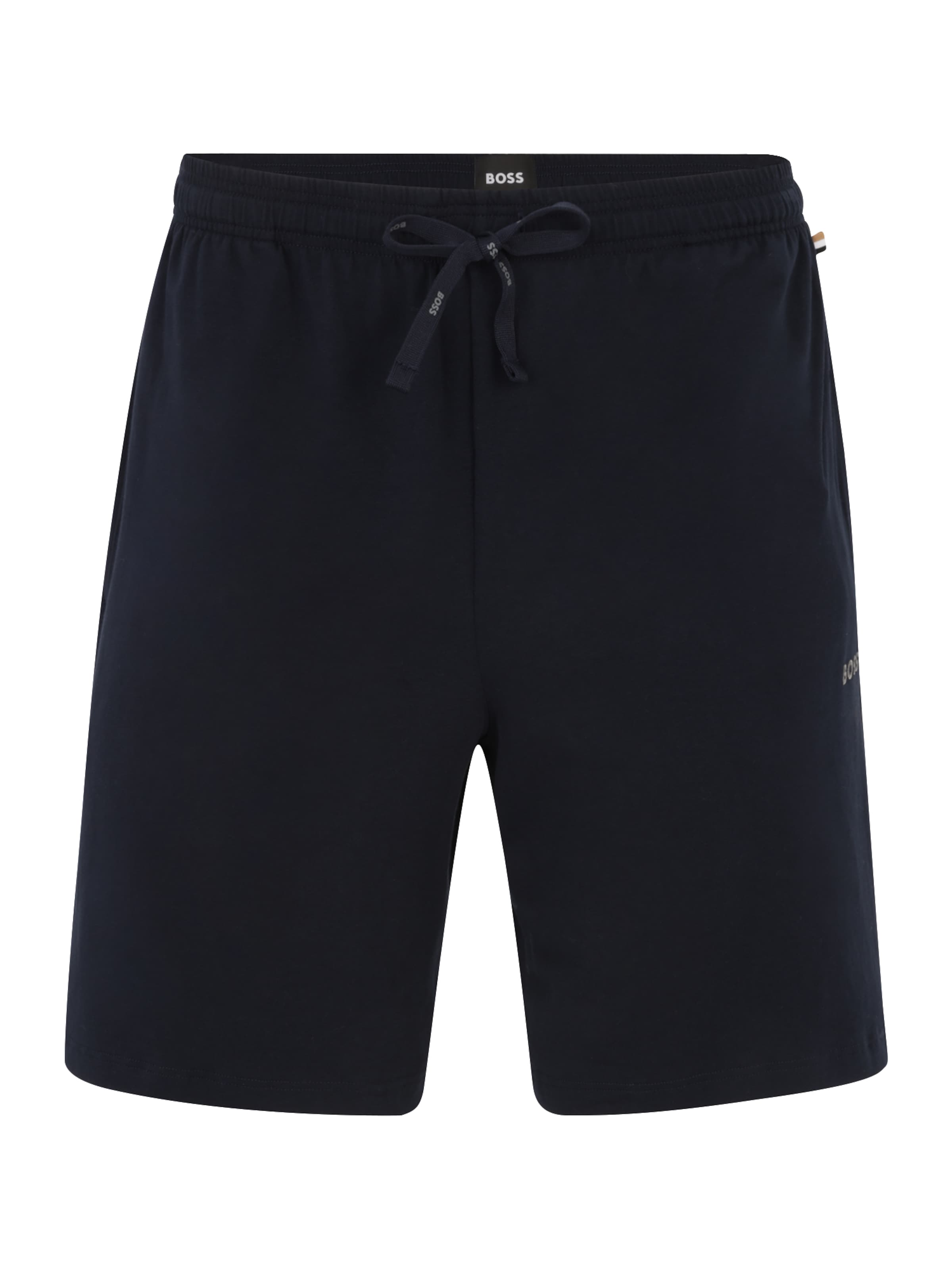 Regular Pantaloni de la BOSS pe albastru: față