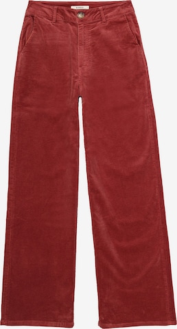 GARCIALoosefit Hlače - crvena boja: prednji dio