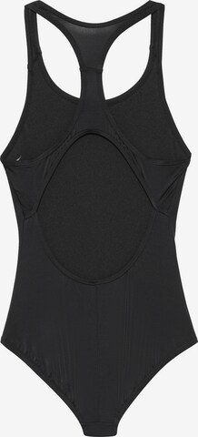 NIKE Bustier Sportieve badmode in Zwart