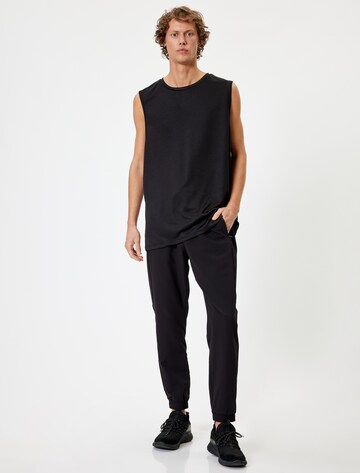 Koton Tapered Trousers in Black