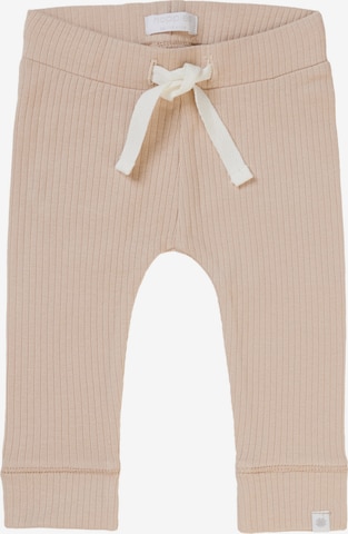 Coupe slim Pantalon 'Bayboro' Noppies en beige : devant