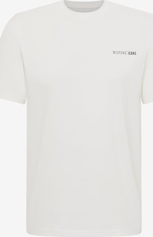 MUSTANG Shirt 'Austin ' in Weiß: Vorderseite