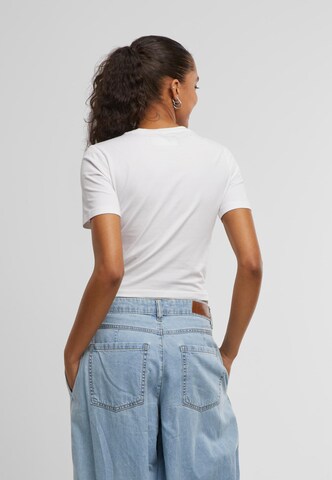 Miss Tee Shirt 'Savage Soul Leo' in Wit