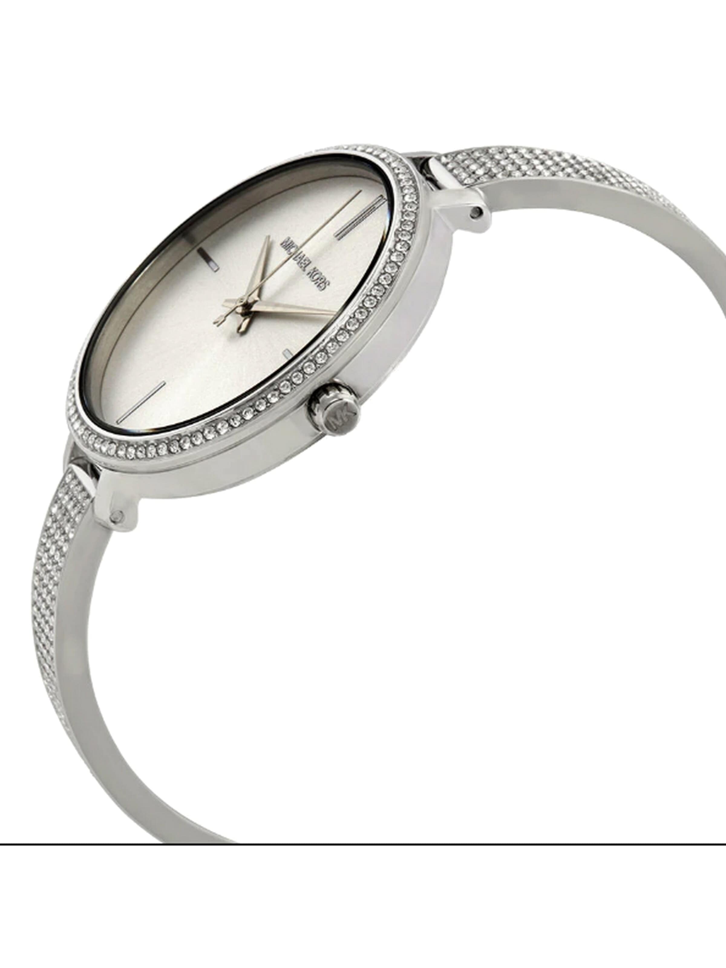 Michael Kors Zegarek analogowy 'Jaryn' w kolorze srebrny