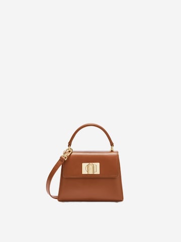 FURLA - Bolso de mano 'Furla Sacs À Main Mini 1927 Cuir Marron' en marrón: frente