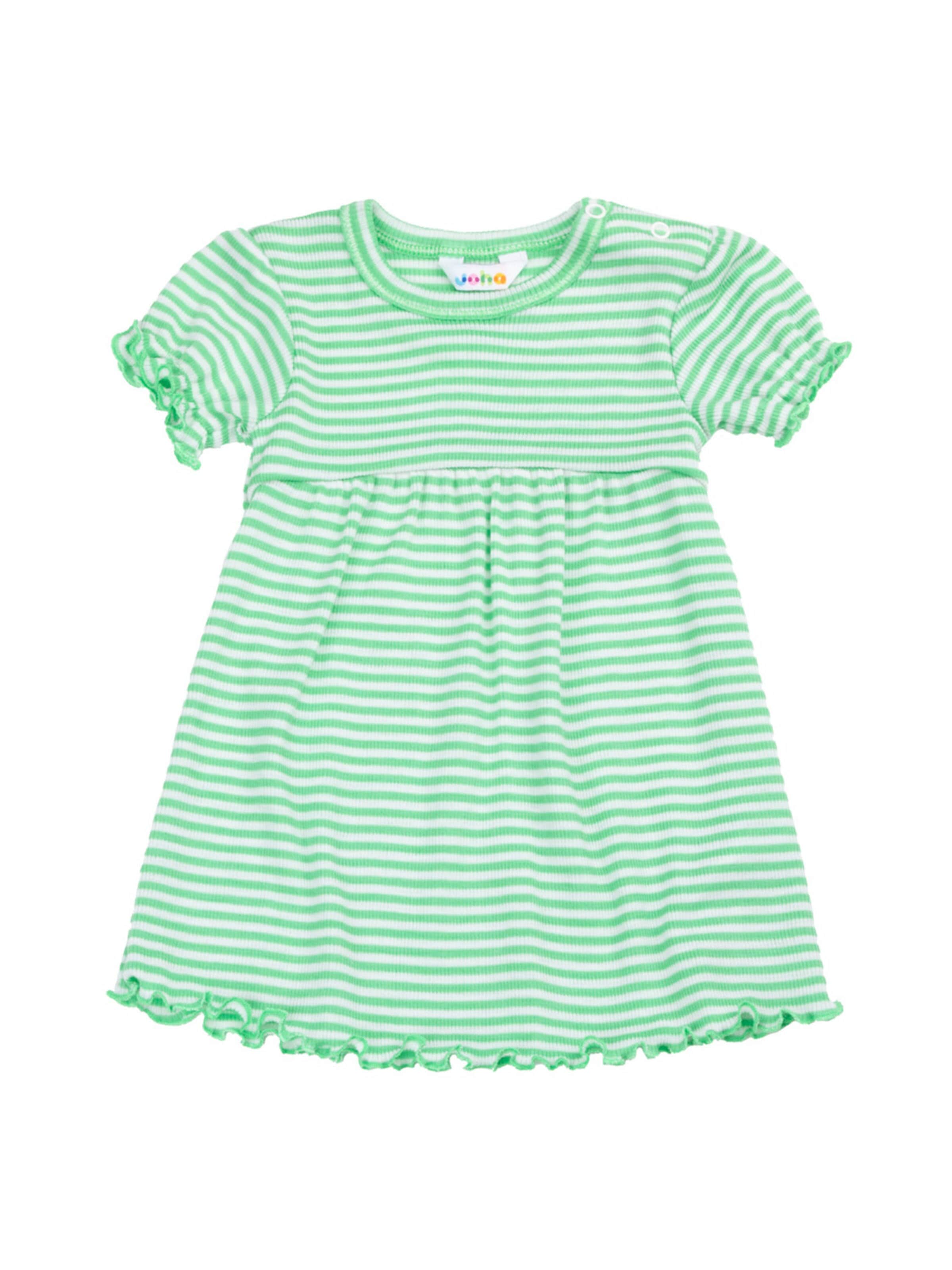 JOHA Dress 'Sommerkleid aus Merinowolle/Seide' in Green: front
