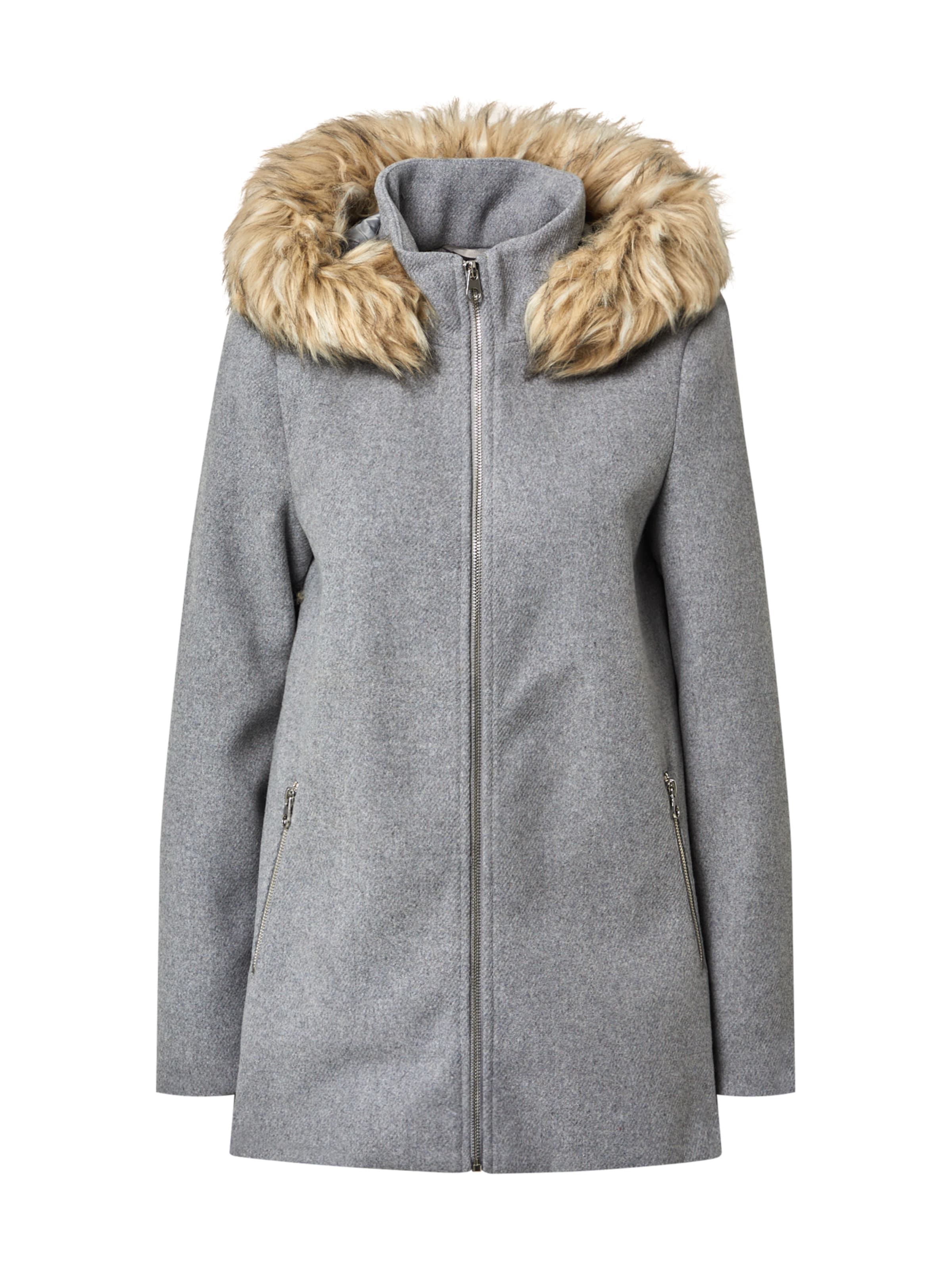 Vero Moda Mantel In Hellgrau About You