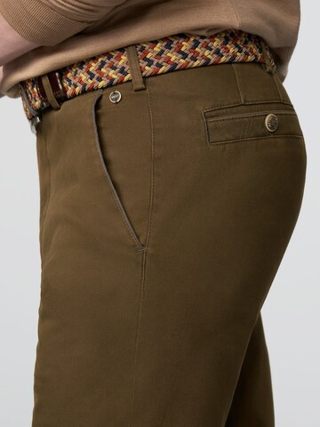Regular Pantalon chino 'New York' MEYER en marron
