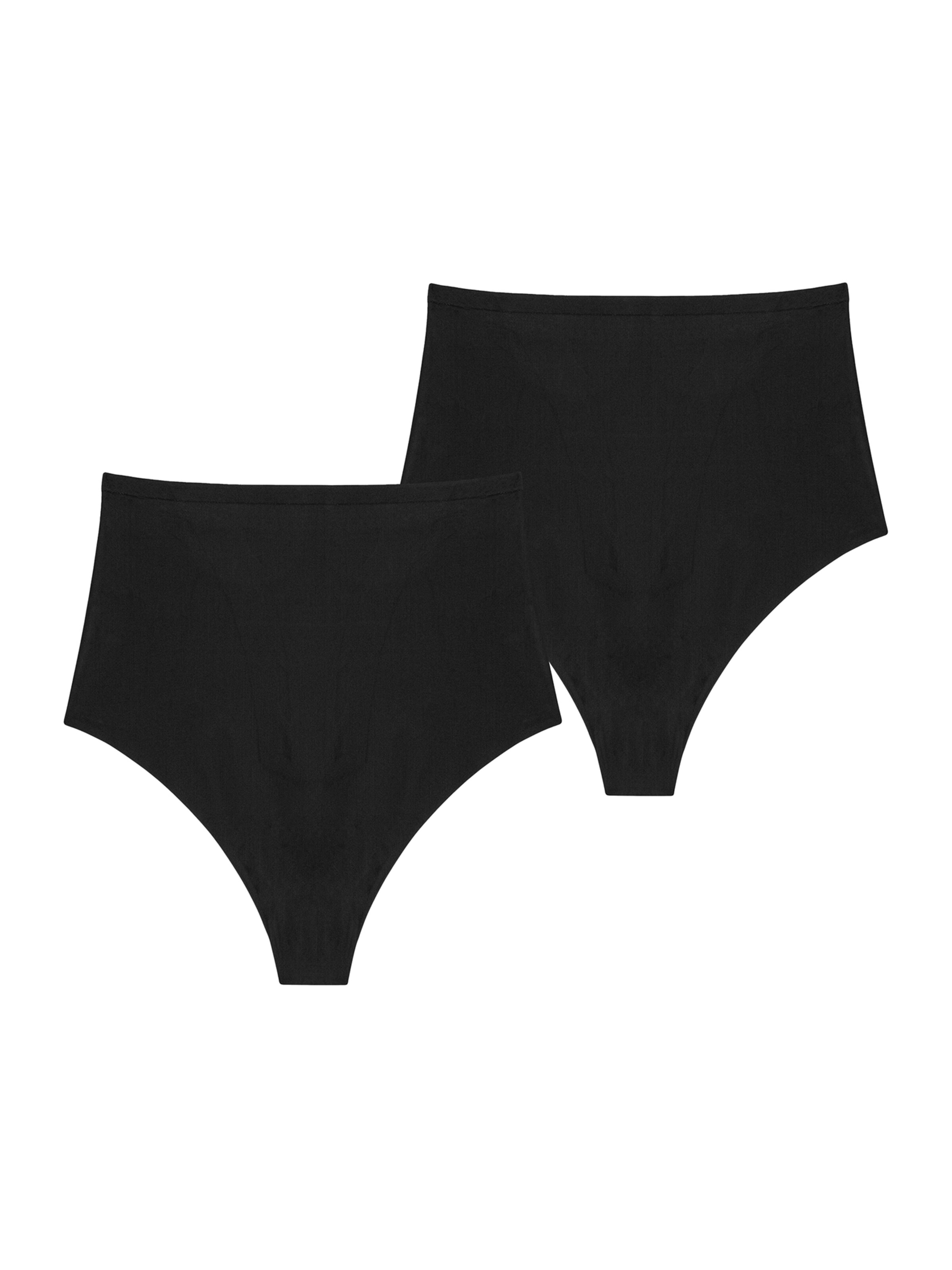 TRIUMPH String ' Triumph Shape Smart Highwaist ' in Zwart: voorkant