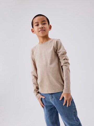 NAME IT T-shirt 'NKMVobbo' i beige: framsida