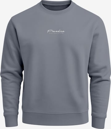 Neverless Sweatshirt 'Palmen' in Grau: Vorderseite