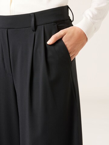 CALZEDONIA Wide Leg Hose 'Comfy Flex' in Schwarz