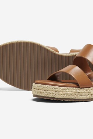 ONLY Sandalen met riem 'Minerva-1' in Bruin