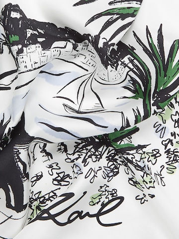 Karl Lagerfeld Scarf 'Villa de Vigie' i vit