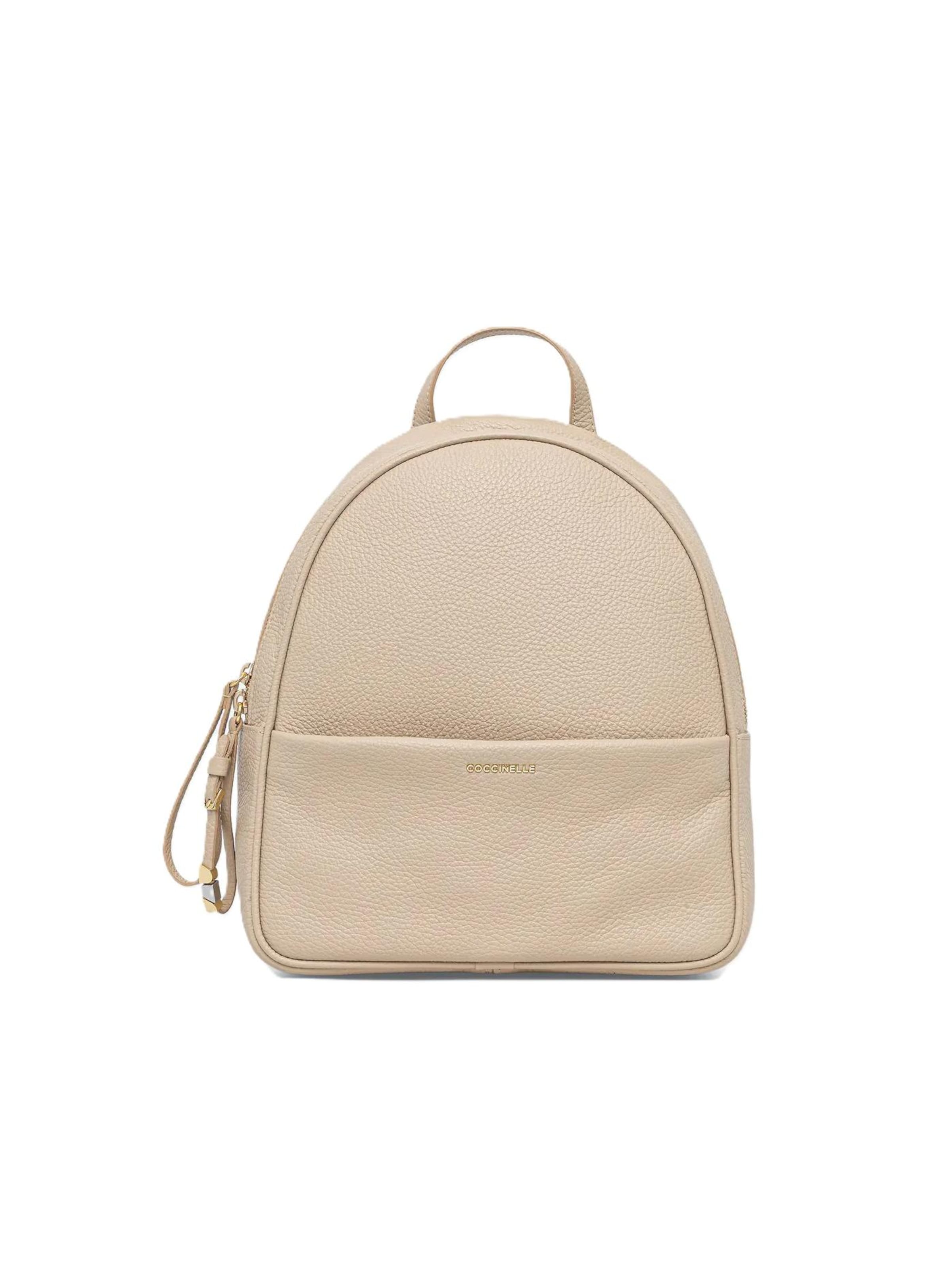 Coccinelle Rucksack 'E1U45140201' in Beige: Vorderseite