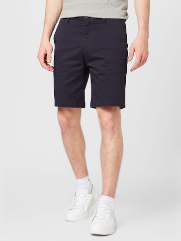 Clean Cut Copenhagen Regular Chino Pants in Blue: front