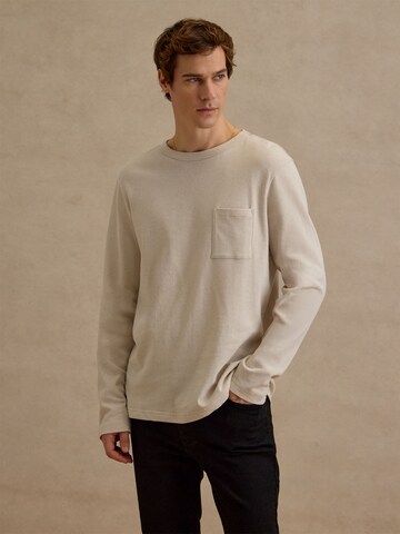 DAN FOX APPAREL Футболка 'Linus' в Белый: спереди
