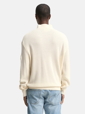 Pull-over TOM TAILOR DENIM en blanc