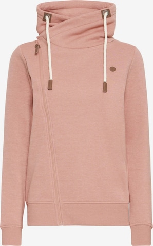 Giacca di felpa 'Mille' di Oxmo in marrone: frontale