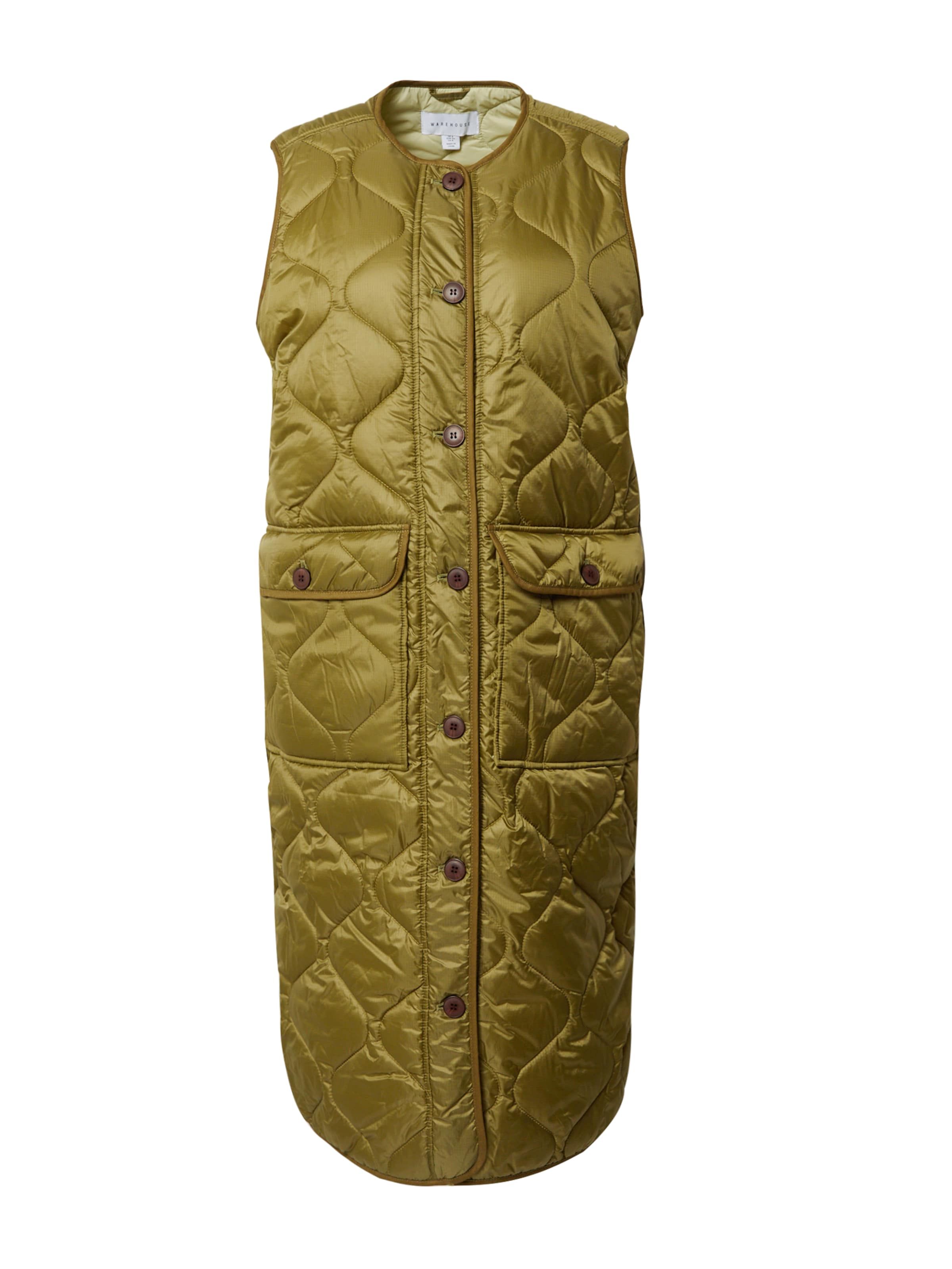 Warehouse Жилетка в Зеленый: спереди