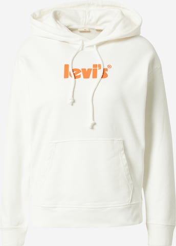 LEVI'S ® Mikina 'Graphic Standard Hoodie' – bílá: přední strana