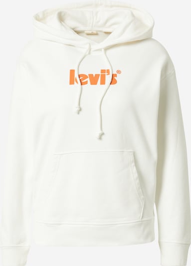 LEVI'S ® Sweatshirt 'Graphic Standard Hoodie' i orange / hvid, Produktvisning