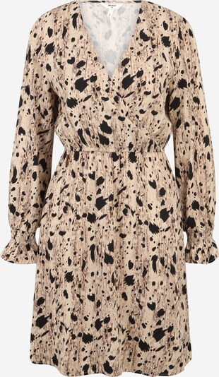 Rochie tip bluză 'DONNA' OBJECT Petite pe maro cămilă / negru, Vizualizare produs