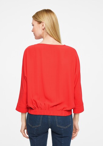 COMMA Blouse in Rood: terug