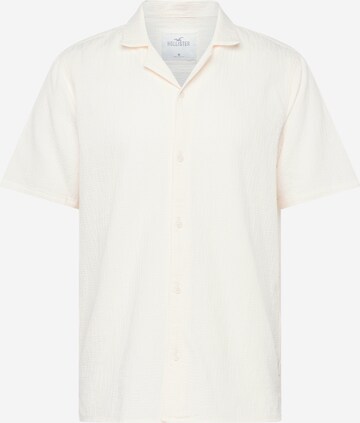 HOLLISTER Regular fit Риза 'MAR4' в бяло: отпред