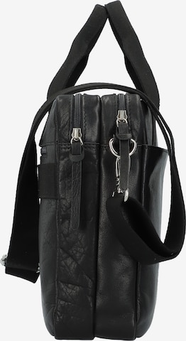 mano Document Bag 'Don Paolo' in Black