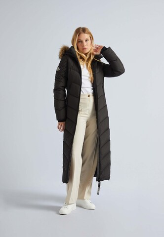 JACK1T Wintermantel in Schwarz
