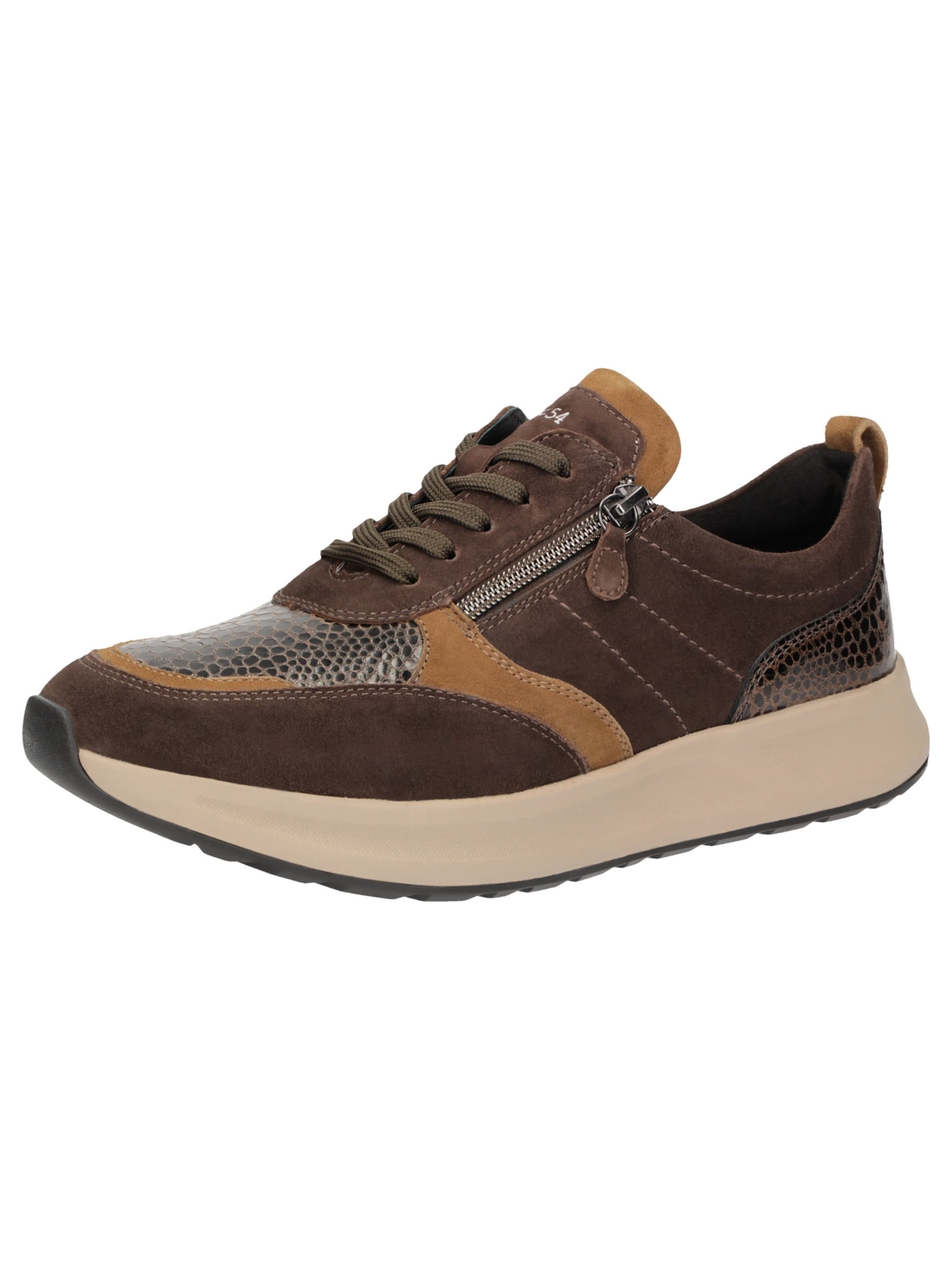 SIOUX Sneakers laag ' Sunivla-704-J ' in Bruin: voorkant