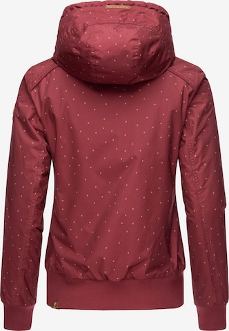 Veste d’hiver 'Druna Print Winter' Ragwear en rouge