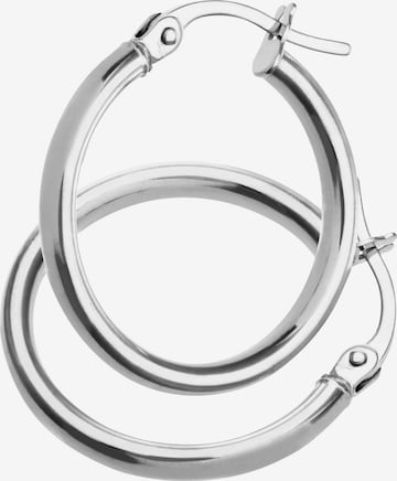 Boucles d'oreilles Vanlere en argent : devant