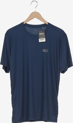 JACK WOLFSKIN T-Shirt L-XL in Blau: predná strana