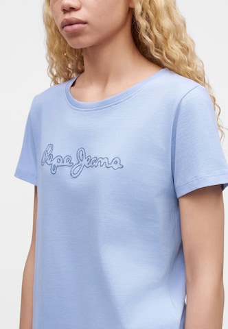 mėlyna Pepe Jeans Marškinėliai: šonas