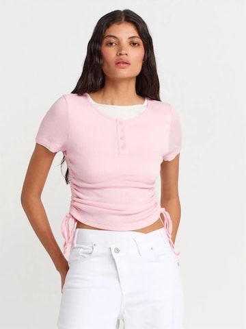 Dilvin Shirt in Pink: front
