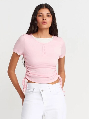 Dilvin Shirt 'T-Shirts' in Pink