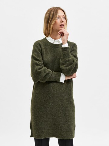 Abito in maglia 'Lulu' di SELECTED FEMME in verde: frontale