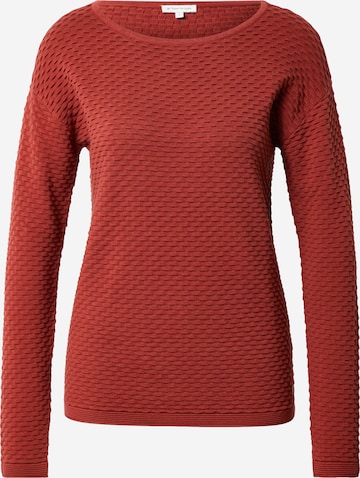 TOM TAILOR Sweater in Red: front