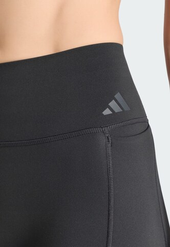 ADIDAS PERFORMANCE Skinny Sporthose 'Optime' in Schwarz