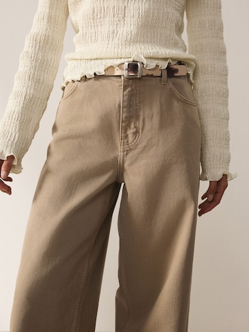Next Wide leg Jeans in Beige