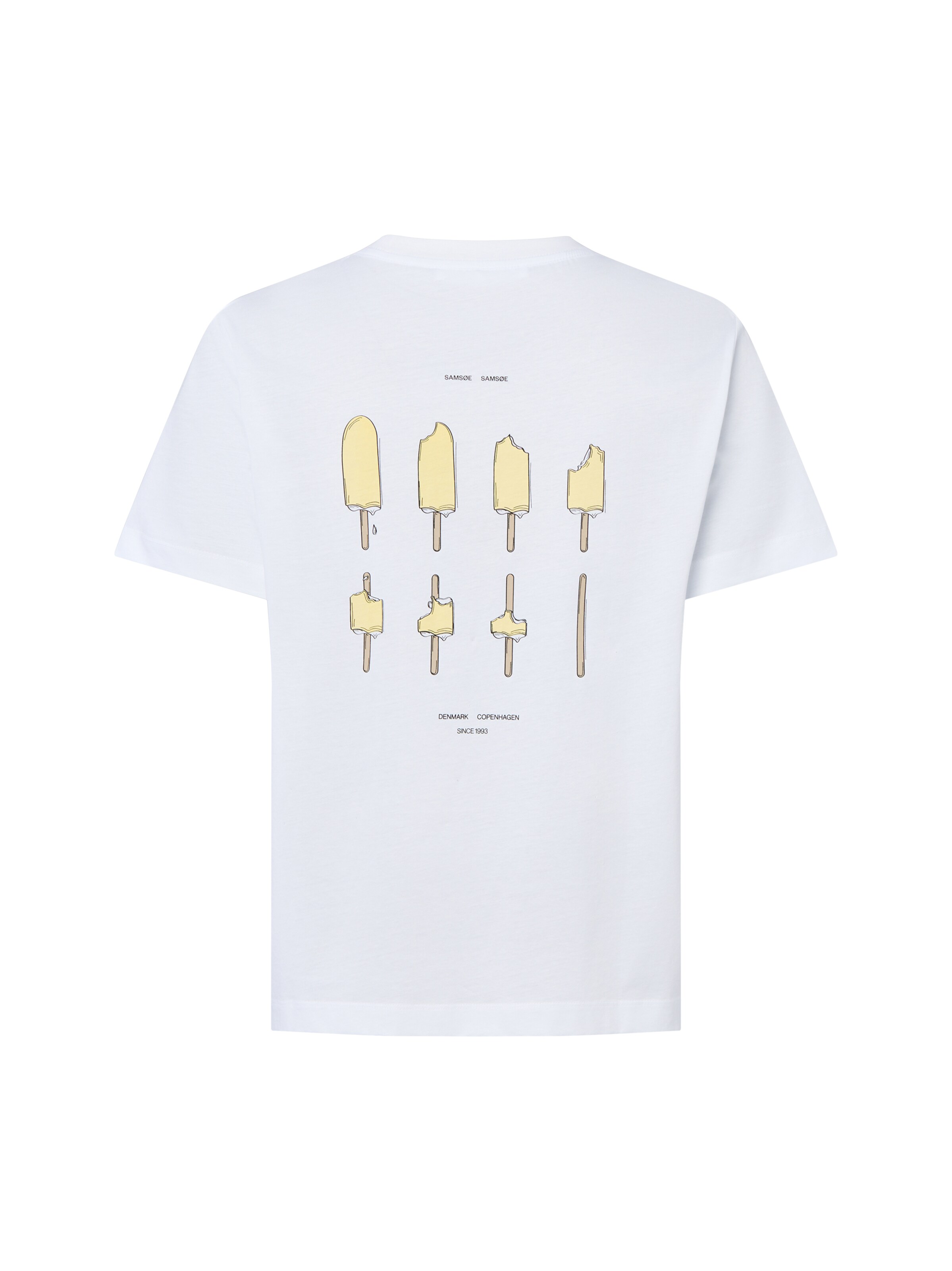 T-shirt 'Sacamino' Samsøe Samsøe en blanc