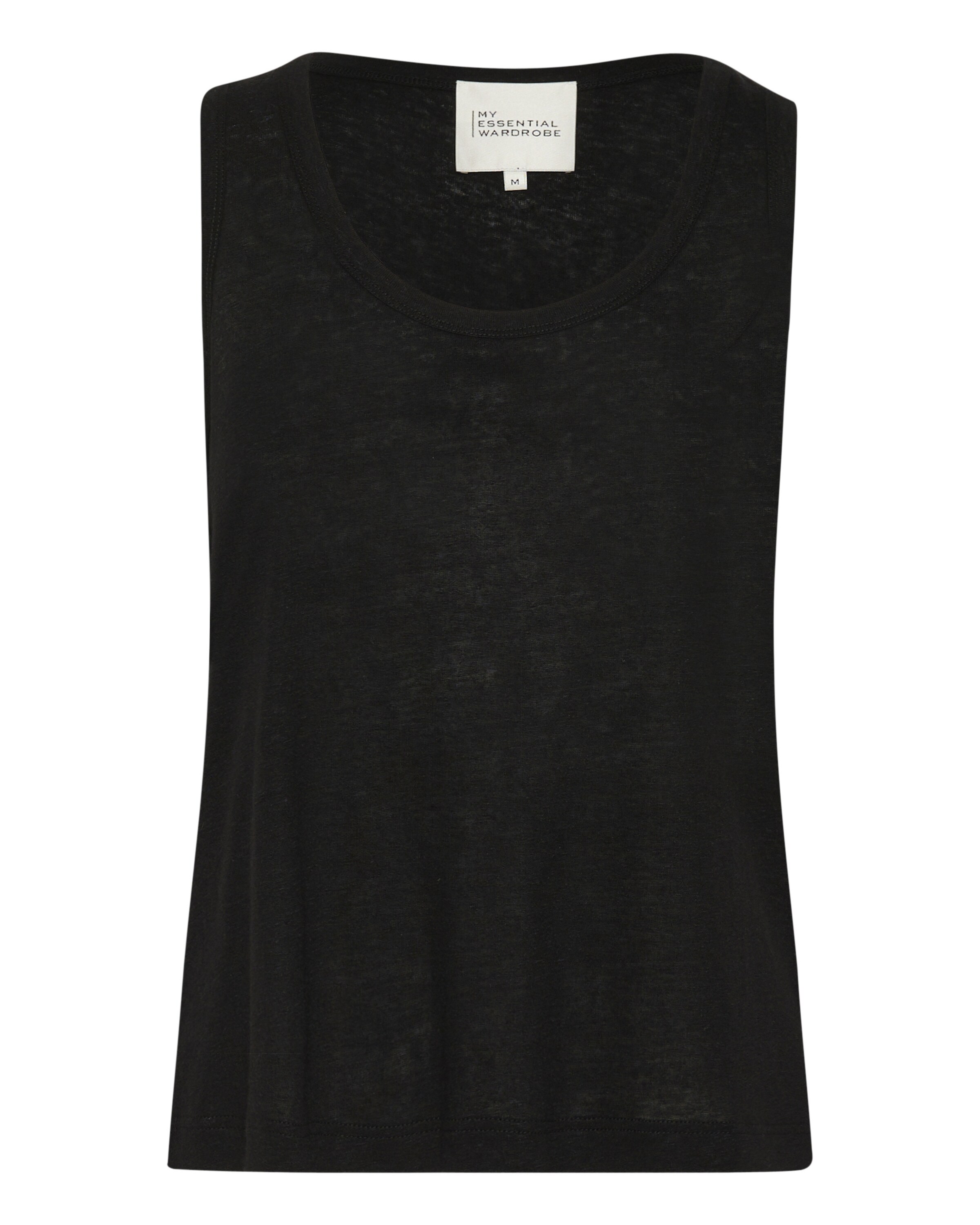 My Essential Wardrobe Top 'Lisa' in Schwarz: Vorderseite
