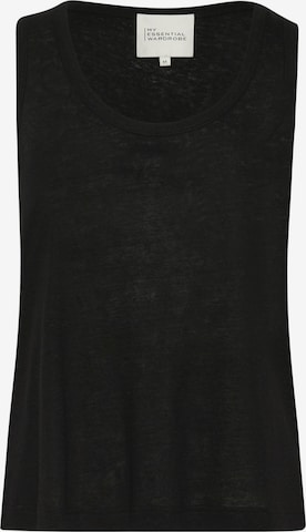 My Essential Wardrobe Top 'Lisa' in Schwarz: Vorderseite