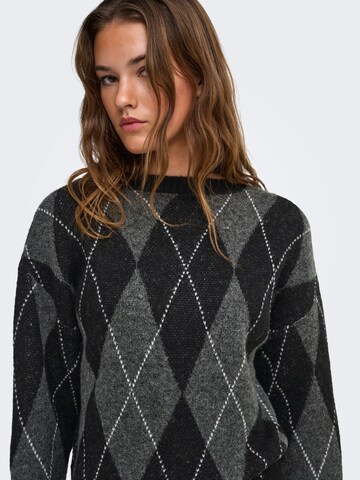 ONLY Sweater 'RHOMBUS' in Black
