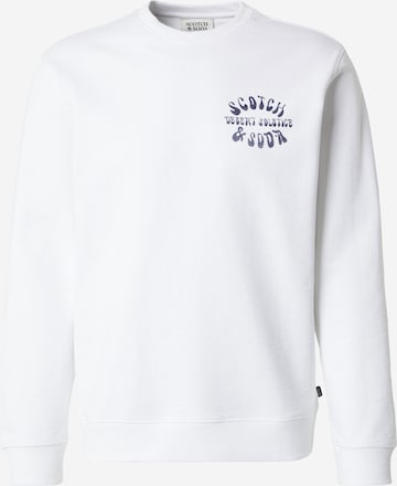 SCOTCH & SODA Collegepaita värissä valkoinen: etupuoli