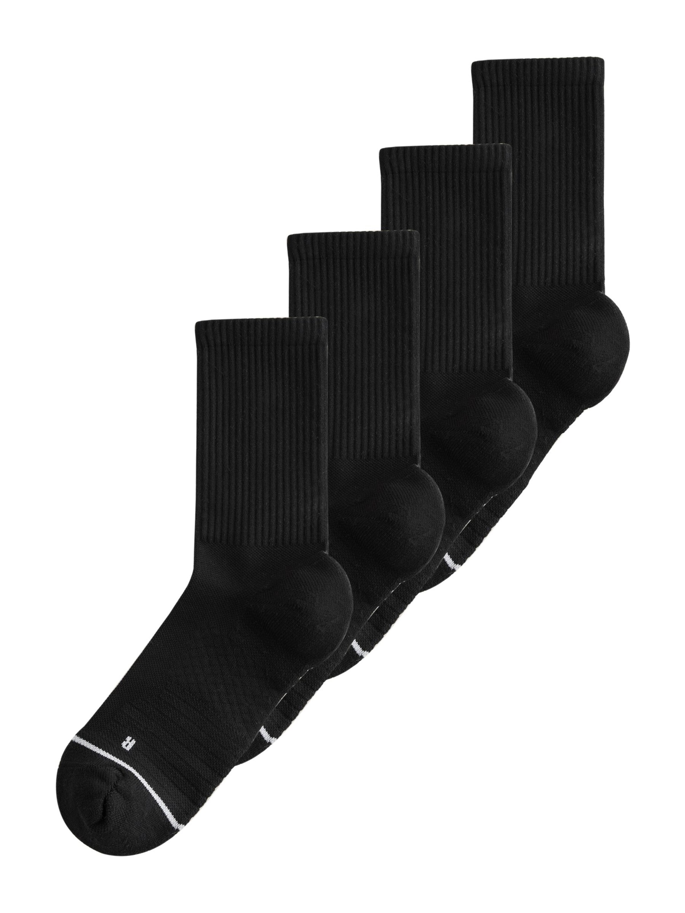 Next Socken in Schwarz: Vorderseite